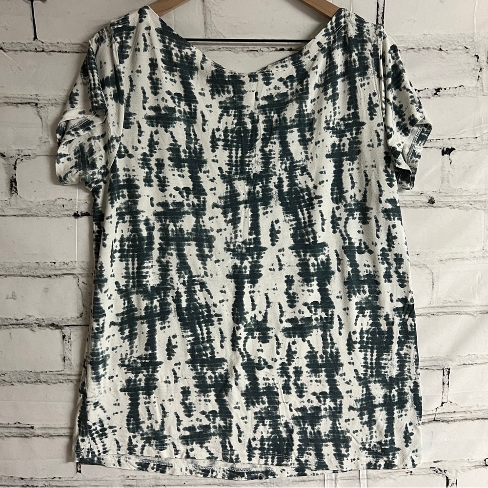 Kate Quinn the Woods Boatneck Top in Navy Shibori Size M